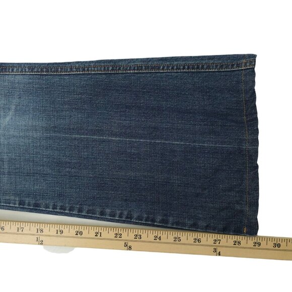 Seven 7 For All Mankind A Pocket Jeans READ Womens 29 Low Rise Distressed Denim - Picture 16 of 16